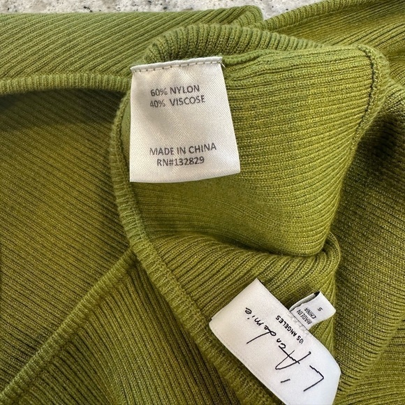 L'Academie Dawson Bodysuit in Green Size Small - Picture 8 of 8